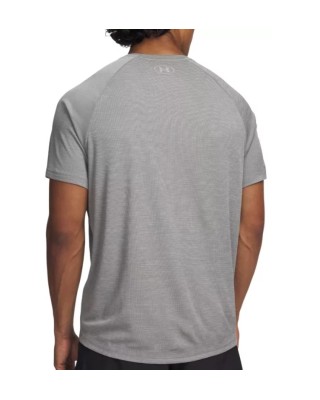 Under Armour Tech Textured Ss Ανδρικό T-Shirt Γκρι Under Armour Tech Textured Ss Ανδρικό T-Shirt Γκρι