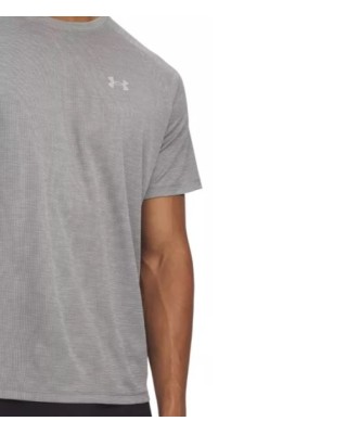 Under Armour Tech Textured Ss Ανδρικό T-Shirt Γκρι Under Armour Tech Textured Ss Ανδρικό T-Shirt Γκρι