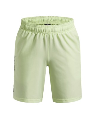 Under Armour Tech Woven Wordmark Short B Παιδικό Σορτς Λαχανί