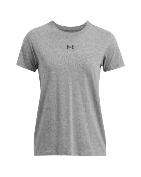 Under Armour Rival Core Ss Γυναικείο T-Shirt Γκρι Under Armour Rival Core Ss Γυναικείο T-Shirt Γκρι