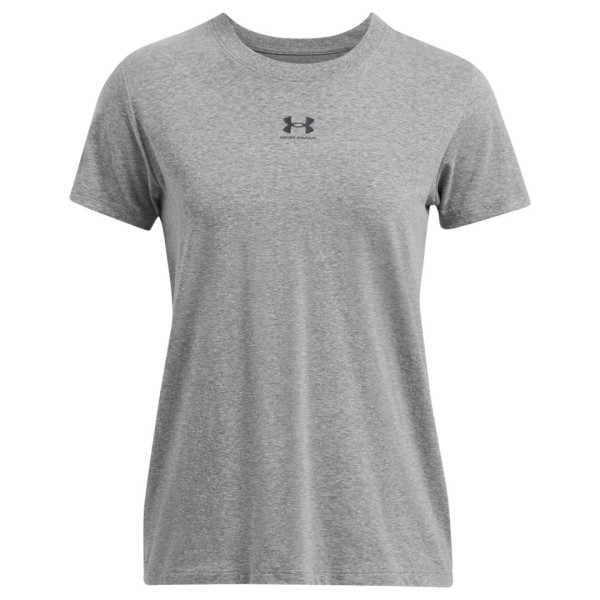 Under Armour Rival Core Ss Γυναικείο T-Shirt Γκρι