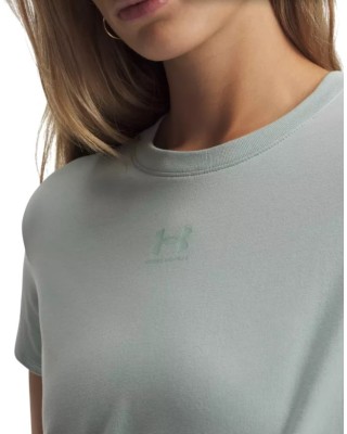 Under Armour Rival Core Ss Γυναικείο T-Shirt Πράσινο