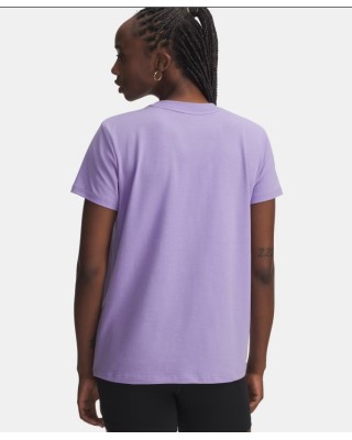Under Armour Rival Core Ss Γυναικείο T-Shirt Μωβ