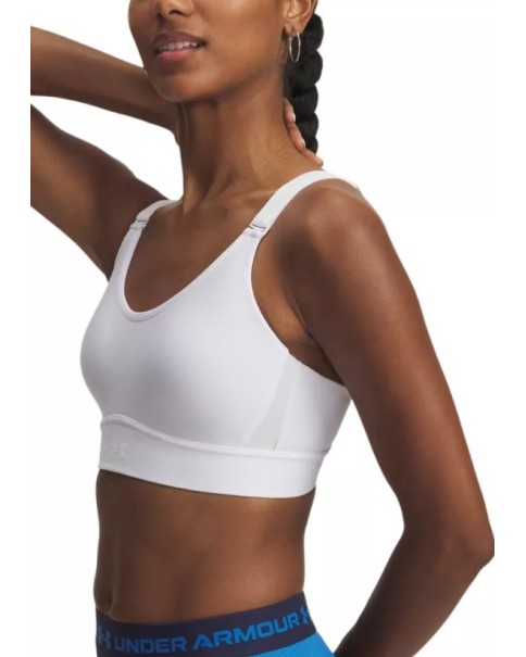 Under Armour Infinity Mid 2.0 Bra Αθλητικό Μπουστάκι Λευκό Under Armour Infinity Mid 2.0 Bra Αθλητικό Μπουστάκι Λευκό