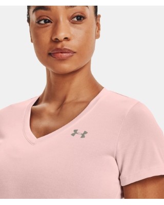 Under Armour Tech Ssv- Twist Γυναικείο T-Shirt Ροζ