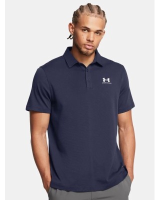 Under Armour Icon Ανδρικό Polo Μπλε