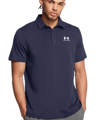 Under Armour Icon Ανδρικό Polo Μπλε