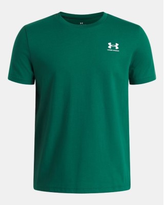 Under Armour B Sportstyle Lc Ss Παιδικό T-Shirt Πράσινο