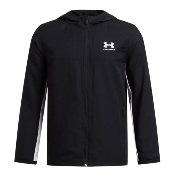Under Armour B Rival Wvn Jacket Παιδική Ζακέτα Μαύρη