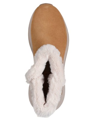 Skechers Max Cushion 2.0 Boot-Cozy Bliss Γυναικείο Μποτάκι Καφέ