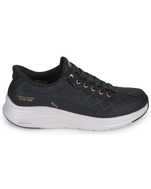 Skechers Slip Ins Contour Foam Golden Hour Μαυρο Γυναικεία Παπούτσια