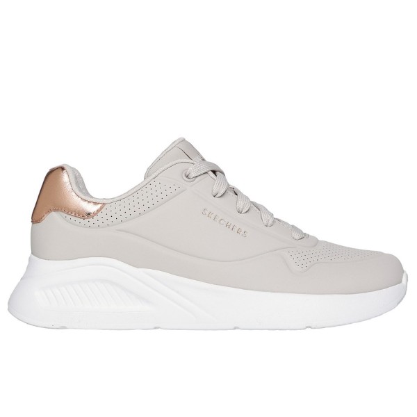 Skechers Uno Lite Shimmer Along Γυναικεία Παπούτσια Μπεζ Skechers Uno Lite Shimmer Along Γυναικεία Παπούτσια Μπεζ