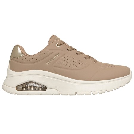 Skechers Uno Flex Echo Air Γυναικείο Παπούτσι Μπεζ