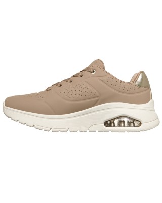 Skechers Uno Flex Echo Air Γυναικείο Παπούτσι Μπεζ