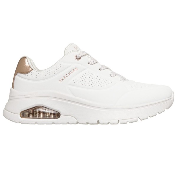 Skechers Uno Flex Echo Air Γυναικείο Παπούτσι Λευκό