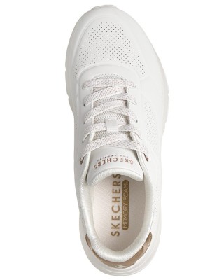 Skechers Uno Flex Echo Air Γυναικείο Παπούτσι Λευκό