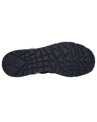 Skechers Uno Vintage Dayz Ανδρικό Παπούτσι Μαύρο Χαμηλό Προφίλ