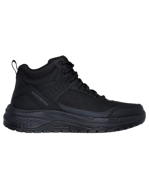 Skechers Work Street Treader Scorron Ανδρικό Μποτάκι Μαυρο