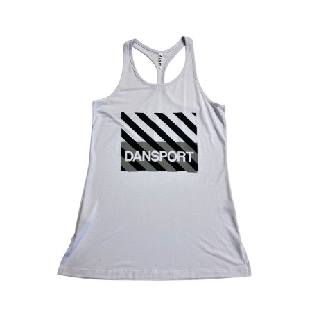 Dansport Γυναικείο Αμάνικο Λευκό