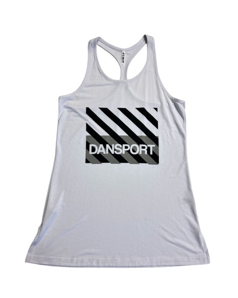 Dansport Γυναικείο Αμάνικο Λευκό