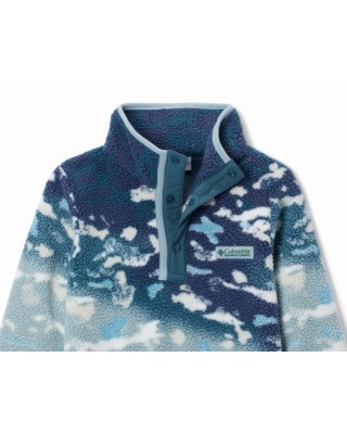 Columbia Helvetia™ II Printed Half Snap Fleece Blue Παιδική Μπλούζα