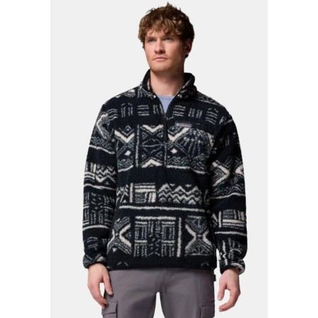 Columbia Rugged Ridge™ High Pile Half Zip Black Ανδρική Μπλούζα