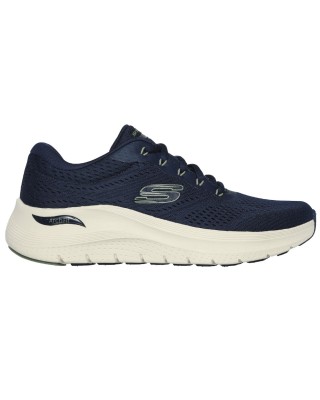 Skechers Arch Fit 2.0 Μπεζ Ανδρικό Παπούτσι Μπλε