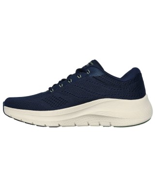Skechers Arch Fit 2.0 Μπεζ Ανδρικό Παπούτσι Μπλε