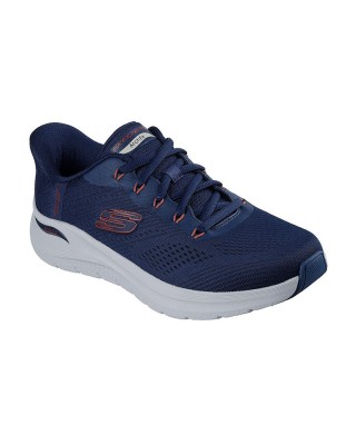 Skechers Slip-Ins Arch Fit Lestur Μπλε Ανδρικά Παπούτσια