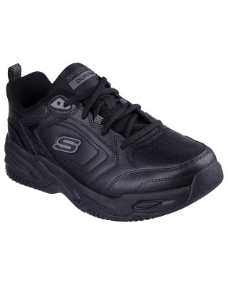 Skechers Memory Foam Durham Μαύρο Ανδρικό Παπούτσι