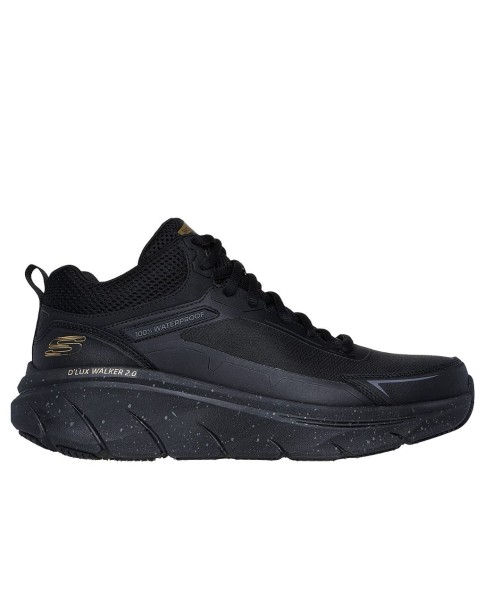 Skechers D'lux Walker Grailo Waterproof Μαύρο Ανδρικό Μποτάκι Skechers D'lux Walker Grailo Waterproof Μαύρο Ανδρικό Μποτάκι