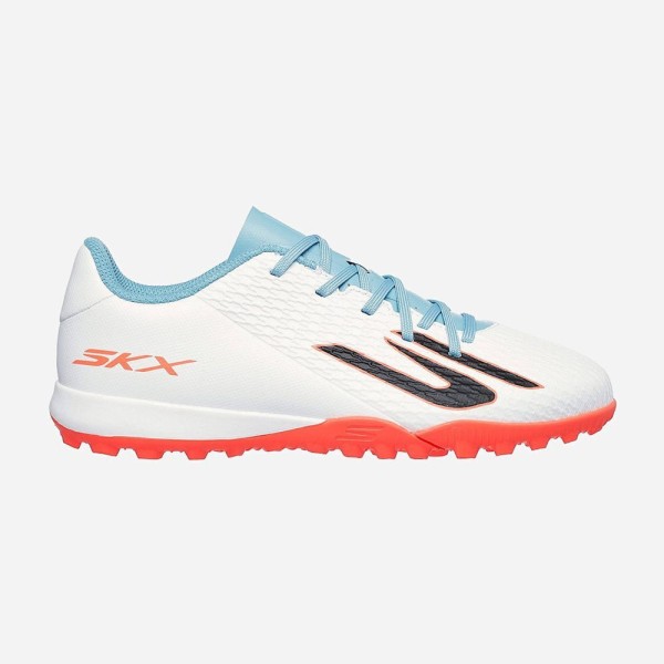Skechers Skx2 Jr Td Tf Λευκό Παιδικό Ποδοσφαιρικό Παπούτσι Turf Ground (TF)