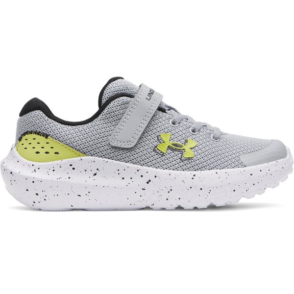 Under Armour Bps Surge 4 Ac B Παιδικό Παπούτσι Γκρι