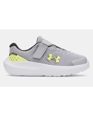 Under Armour Binf Surge 4 Ac B Βρεφικό Παπούτσι Γκρι