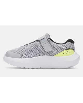 Under Armour Binf Surge 4 Ac B Βρεφικό Παπούτσι Γκρι