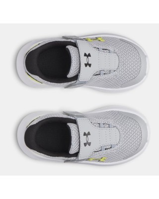 Under Armour Binf Surge 4 Ac B Βρεφικό Παπούτσι Γκρι