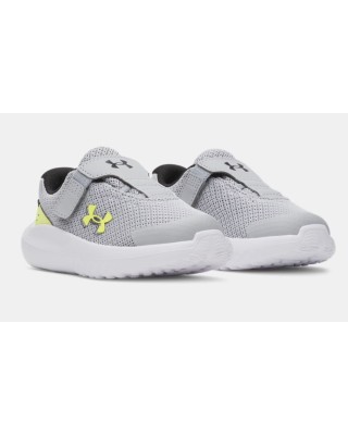 Under Armour Binf Surge 4 Ac B Βρεφικό Παπούτσι Γκρι