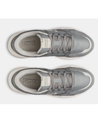 Under Armour Edge Lthr Ανδρικό Παπούτσι Γκρι