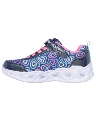 Skechers Lighted Hearts Boogie Love Μπλε Παιδικό Παπούτσι Με Φωτάκια