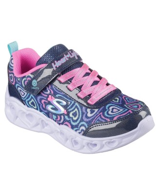 Skechers Lighted Hearts Boogie Love Μπλε Παιδικό Παπούτσι Με Φωτάκια