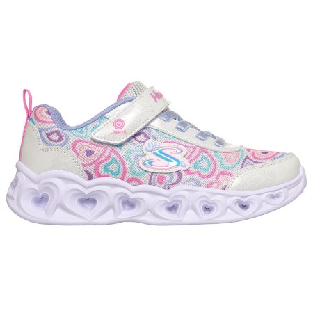 Skechers Lighted Hearts Boogie Love Λευκό Παιδικό Παπούτσι Με Φωτάκια
