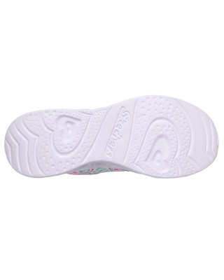 Skechers Lighted Hearts Boogie Love Λευκό Παιδικό Παπούτσι Με Φωτάκια