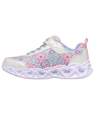 Skechers Lighted Hearts Boogie Love Λευκό Παιδικό Παπούτσι Με Φωτάκια
