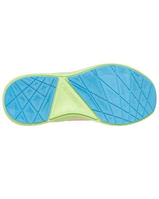 Skechers Max Cushioning Aura Speed Παιδικό Παπούτσι Ροζ Πράσινο