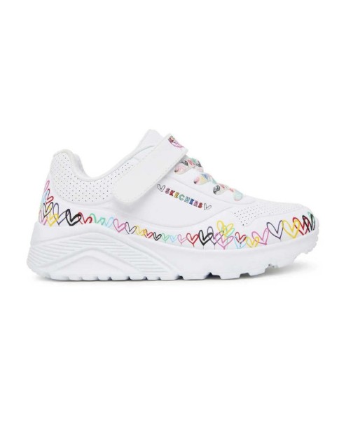 Skechers Heart Craze Uno Lite Παιδικό Παπούτσι Λευκό Skechers Heart Craze Uno Lite Παιδικό Παπούτσι Λευκό