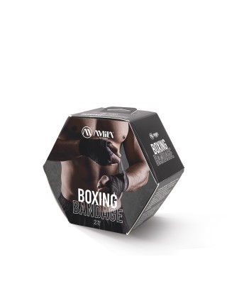 Amila Μπαντάζ Πυγμαχίας HandWrap 3m Μαύρο   