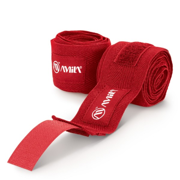 Amila Μπαντάζ Πυγμαχίας HandWrap 3m Κόκκινο