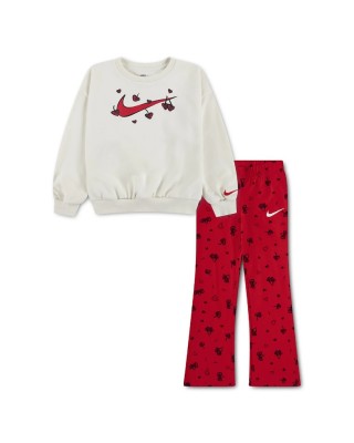 Nike Nkg Crew Legging Set Παιδικό Σετ Φόρμας Εκρού