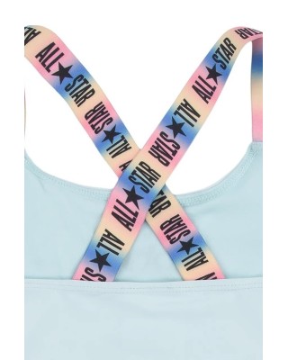 Converse 2Pc Gradient Logo Swimsuit Παιδικό Μαγιό