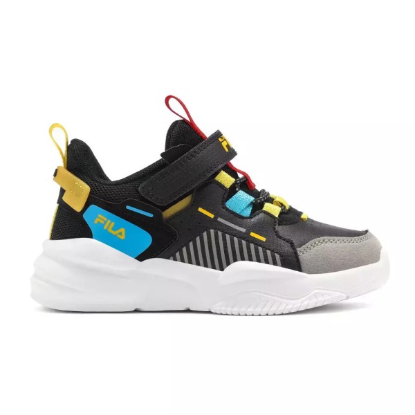 Fila Memory Dash 2 Velcro Παιδικά Παπούτσια Μαύρο 